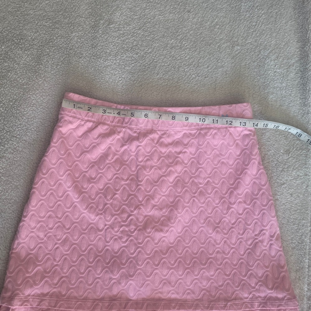 J.McLaughlin Womens Pink Textured Pleated Skort Size S Golf Tennis - Picture 8 of 9